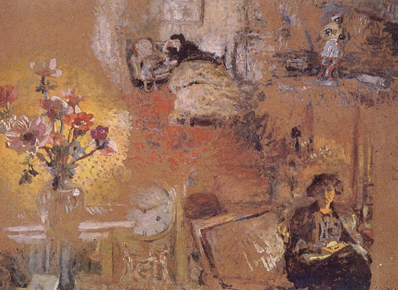 Edouard Vuillard Self Study of Black people Spain oil painting art